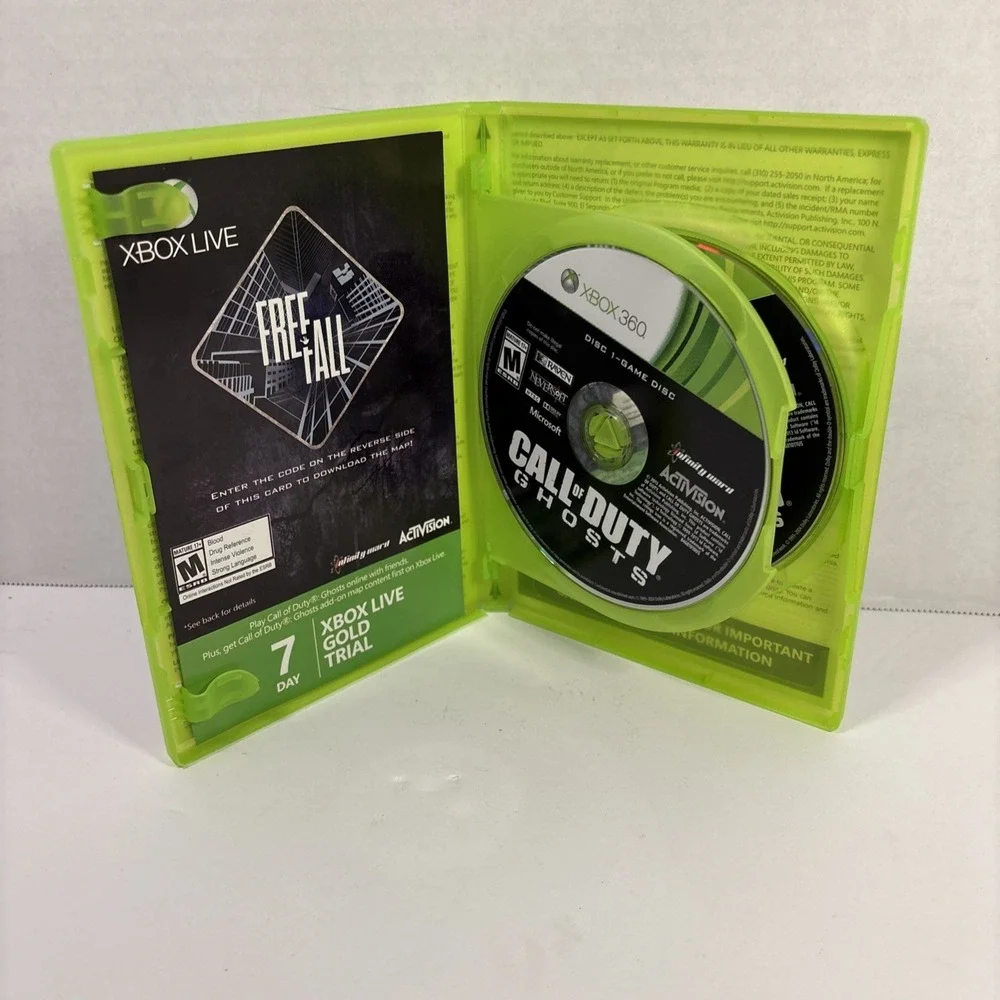Call of Duty Ghosts Xbox 360 2-Disc Set Activision Infinity Ward FPS Video Game